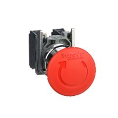 BOTAO 22MM PLASTICO EMERGENCIA GIRA/TRAV