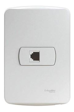 MILUZ CONJ TELEFONE RJ11 BRANCO