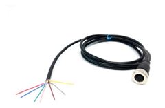 CABO P/ CORTINA DE LUZ 10M M12 8 PINOS