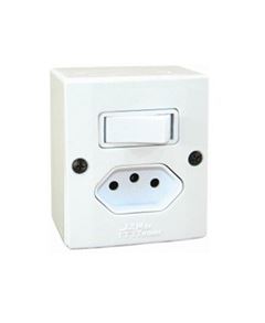 SISTEMA X INTERRUPTOR 1 TOMADA 10A