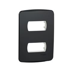 MILUZ CONJ PLACA 4X2 2 POSTOS + SUP GRA