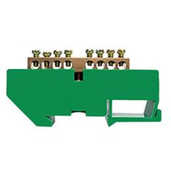 BARRAMENTO TERRA VERDE DIN C/08 BORNES