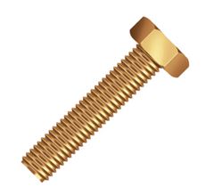 PARAFUSO BICROMATIZADO SEXTAVADO M8X16