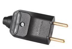 PLUGUE 2P 10A MACHO PT