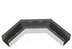 CURVA HORIZONTAL PERFILADO 38X38