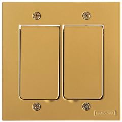 TAMPA P/ PISO 4X4 DOURADA 2MODULO