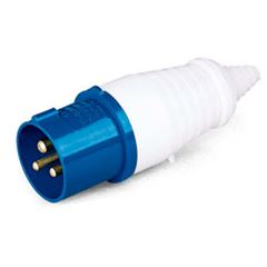 PLUGUE INDUS. 2P+T 16A AZ 6H IP44