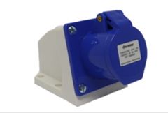 TOMADA INDUS. SOB 2P+T 32A AZ 6H IP44