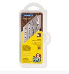 BROCA HSS PARA CONCRETO 4 PÇS KIT