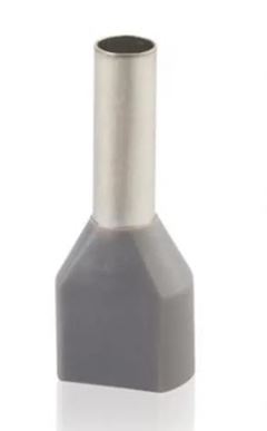 TERMINAL TUBULAR DUPLO 0,75MM CZ 100