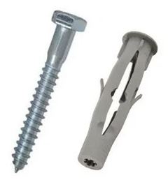 PARAFUSO SEXT S10 COM BUCHA TB PCT 2 UN