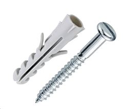 PARAFUSO FENDA S6 COM BUCHA PCT 12 UN