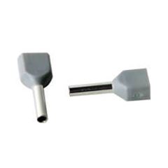 TERMINAL TUBULAR DUPLO 0,75MM CZ 100