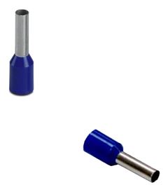 TERMINAL TUBULAR 2,5MM AZ 100