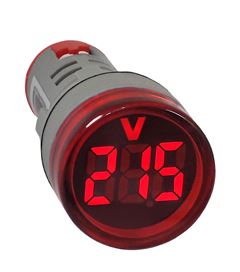 SINALIZADOR 22MM PLASTICO VOLTIMETRO