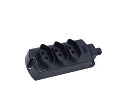 TOMADA EM BARRA 3 X 2P+T 10A PR