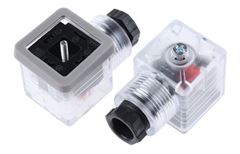 CONECTOR PLUG P/ BOBINA VALVULA 24VDC