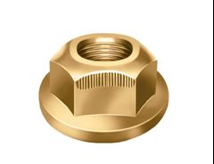 PORCA BICROMATIZADO FLANGEADO M8