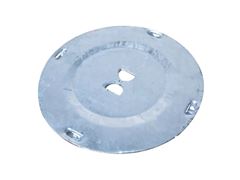 TAMPA P/ CX DE INSP. ATER. 30CM ACO GALV