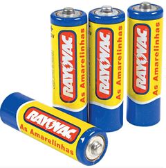 PILHA PALITO AA PCT C/4 AMARELINHA