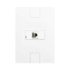 PLUZIE CONJ TELEFONE RJ11 BRANCO