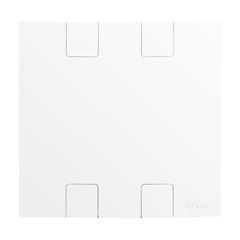 PLUZIE PLACA CEGA 4X4 BRANCO