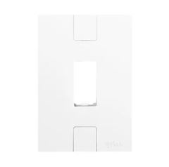 PLUZIE PLACA 4X2 1 POSTO BRANCO
