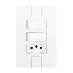 PLUZIE CONJ INT 2 PAR + 1 TOM 10A BRANCO