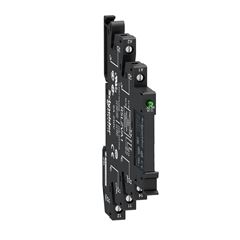 RELE DE INTER SLIM 6A 1NAF COM BASE 24V