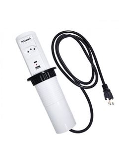 TORRE EMB 1 TOMADA+2 USB