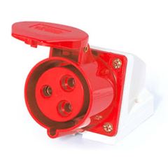 TOMADA INDUS. SOB 2P+T 32A VM 9H IP44