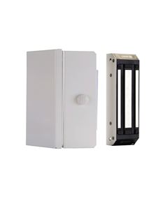 FECHADURA ELETROIMA 100KG CINZA