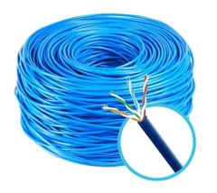 CABO INTERNET CAT5E 1M AZUL