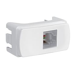 MILUZ MOD RJ11 TELEFONE 2 FIOS BRANCO