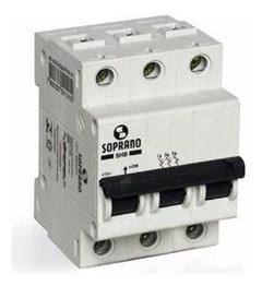 DISJUNTOR TRIFASICO 32A CURVA C 3KA