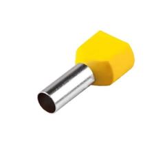 TERMINAL TUBULAR DUPLO 6,0MM AM 100 UND