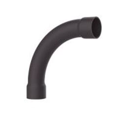 CURVA PRETA 90° COM BOLSA 3/4''