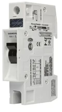 DISJUNTOR MONOFASICO 6A CURVA C 6KA