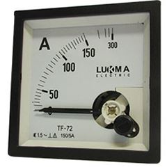 AMPERIMETRO ANALOGICO 72X72 150/5A