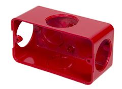 CAIXA 6 ENTRADAS VERMELHA 1/2 - 3/4