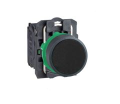 BOTAO 22MM PLASTICO A IMPULSO 1NA PT