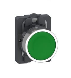 BOTAO 22MM PLASTICO 1NA VERDE