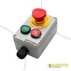 BOTOEIRA METALICA COM 01 EMERGENCIA