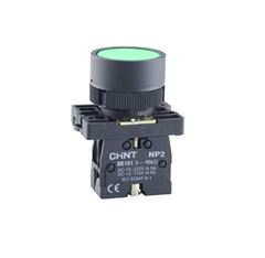 BOTAO 22MM PLASTICO 1NA PRETO