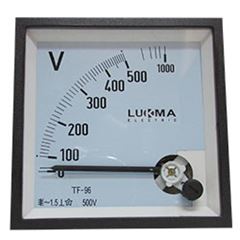VOLTIMETRO ANALOGICO 96X96 500V LK-V96 5