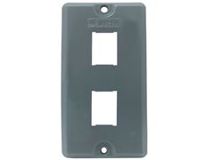 TAMPA 3/4 2 RJ45 P/ CONDULETE 