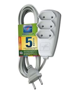 EXTENSAO 5M 3 X 2P 10A