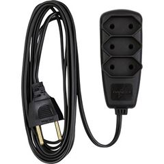 EXTENSAO 3M 3 X 2P 10A