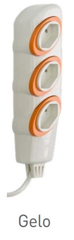 EXTENSAO 3M 3 X 2P 10A