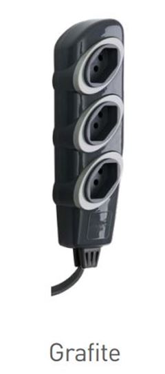 EXTENSAO 5M 3 X 2P+T 10A 